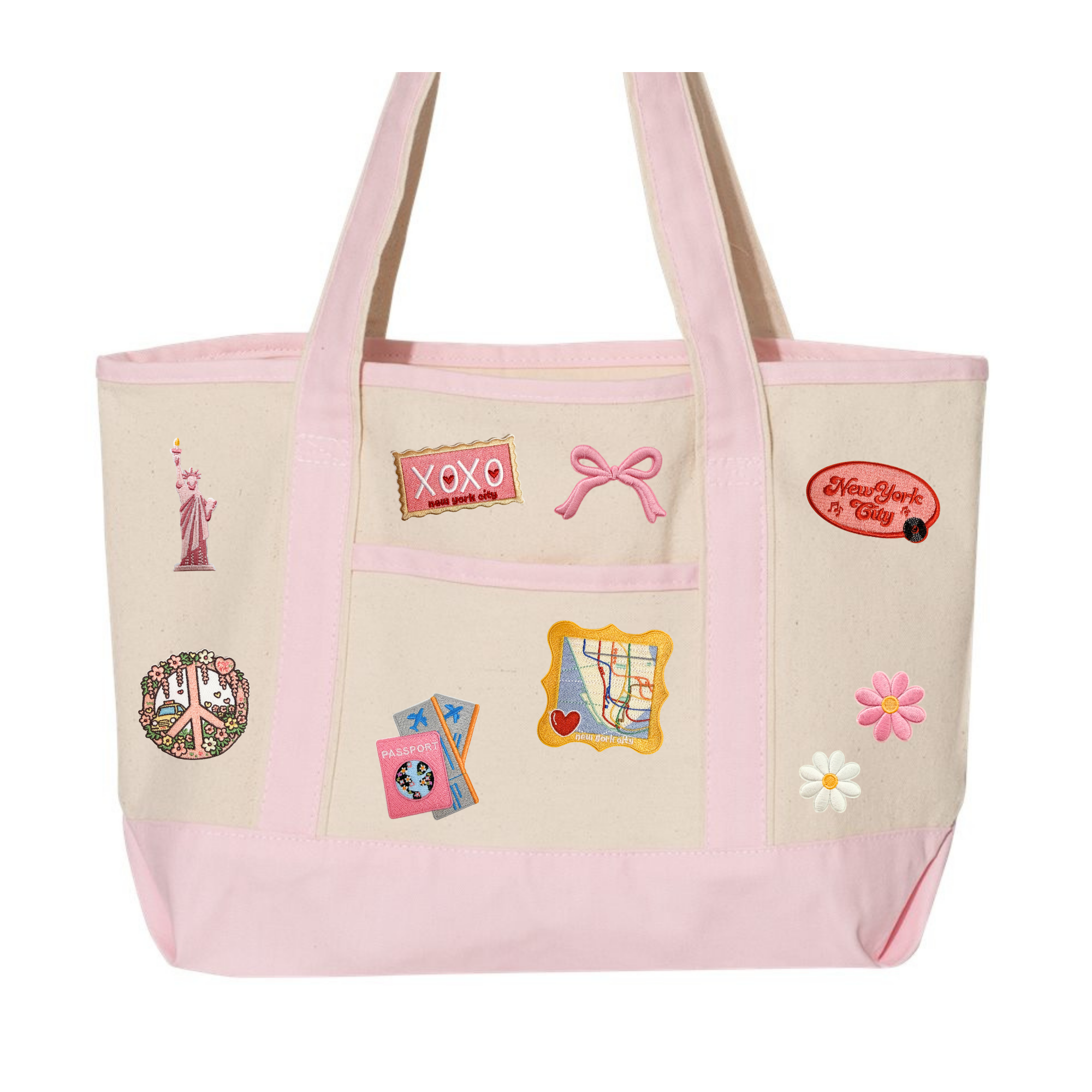 Deluxe Tote Bag | Patch Bar Online Experience Base | Made by YOU