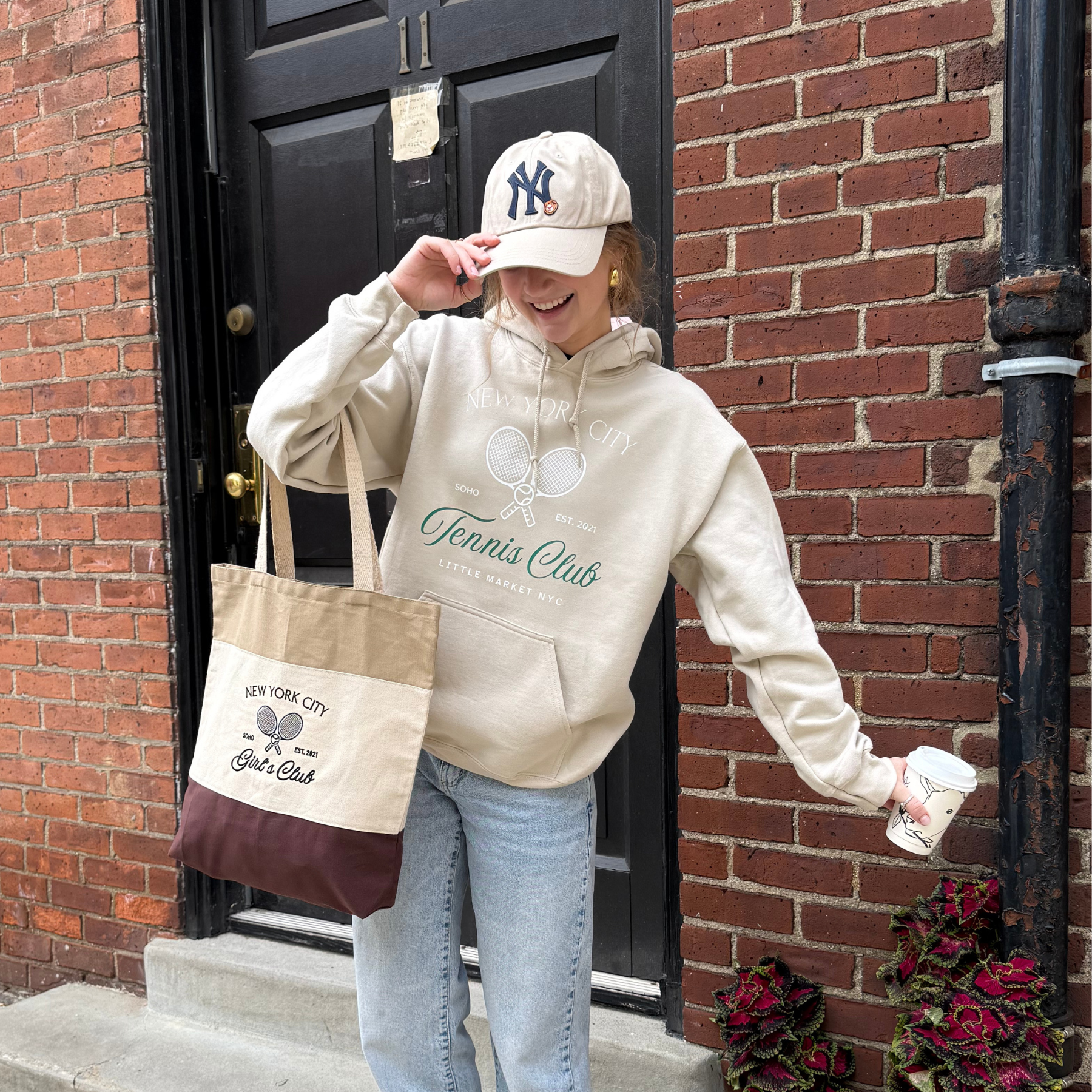 NYC Tennis Club Hoodie | Tennis Lover | Made in NYC | Cozy and 