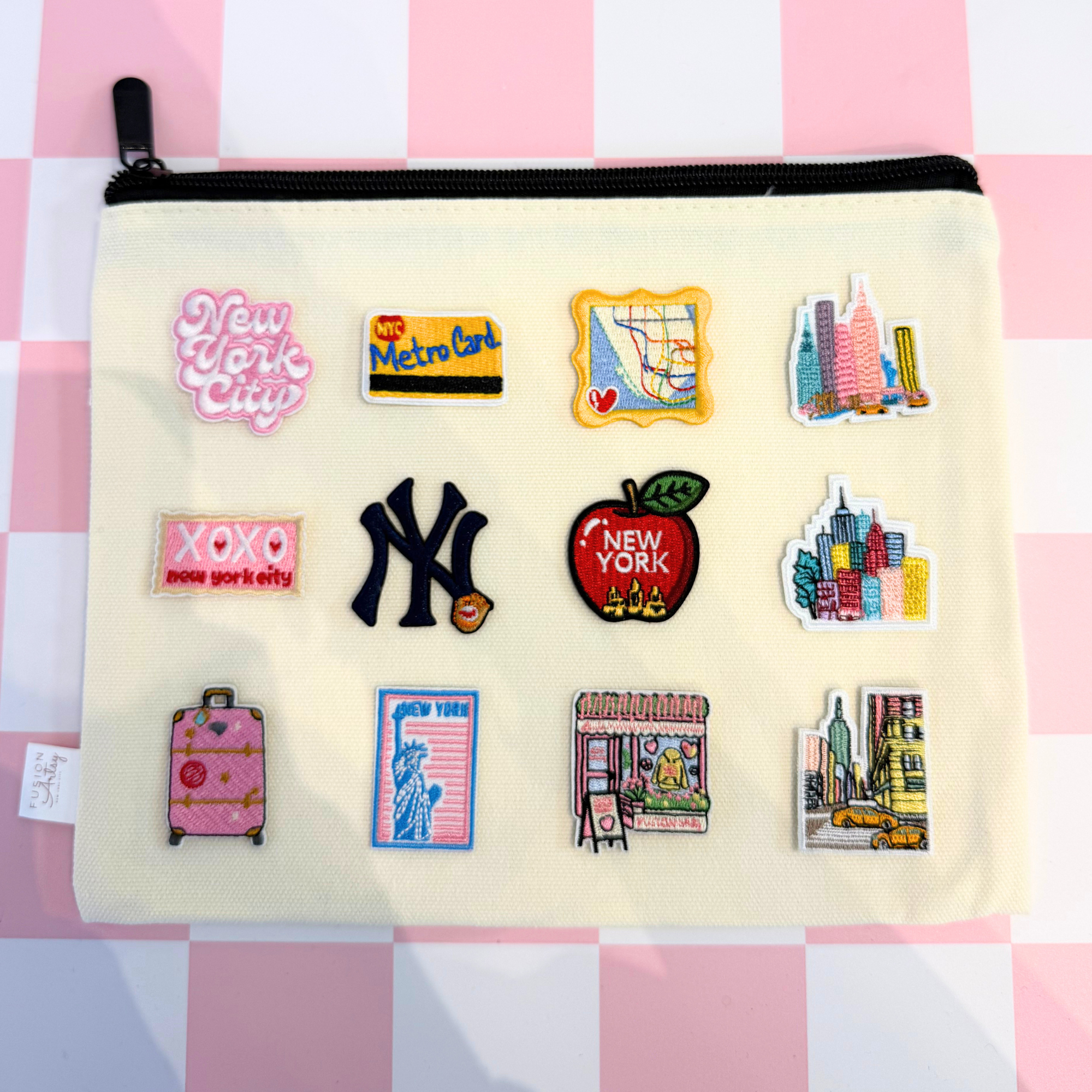 Colorful New York City Patch | NYC | Iron-On Patches – Fusion Artsy