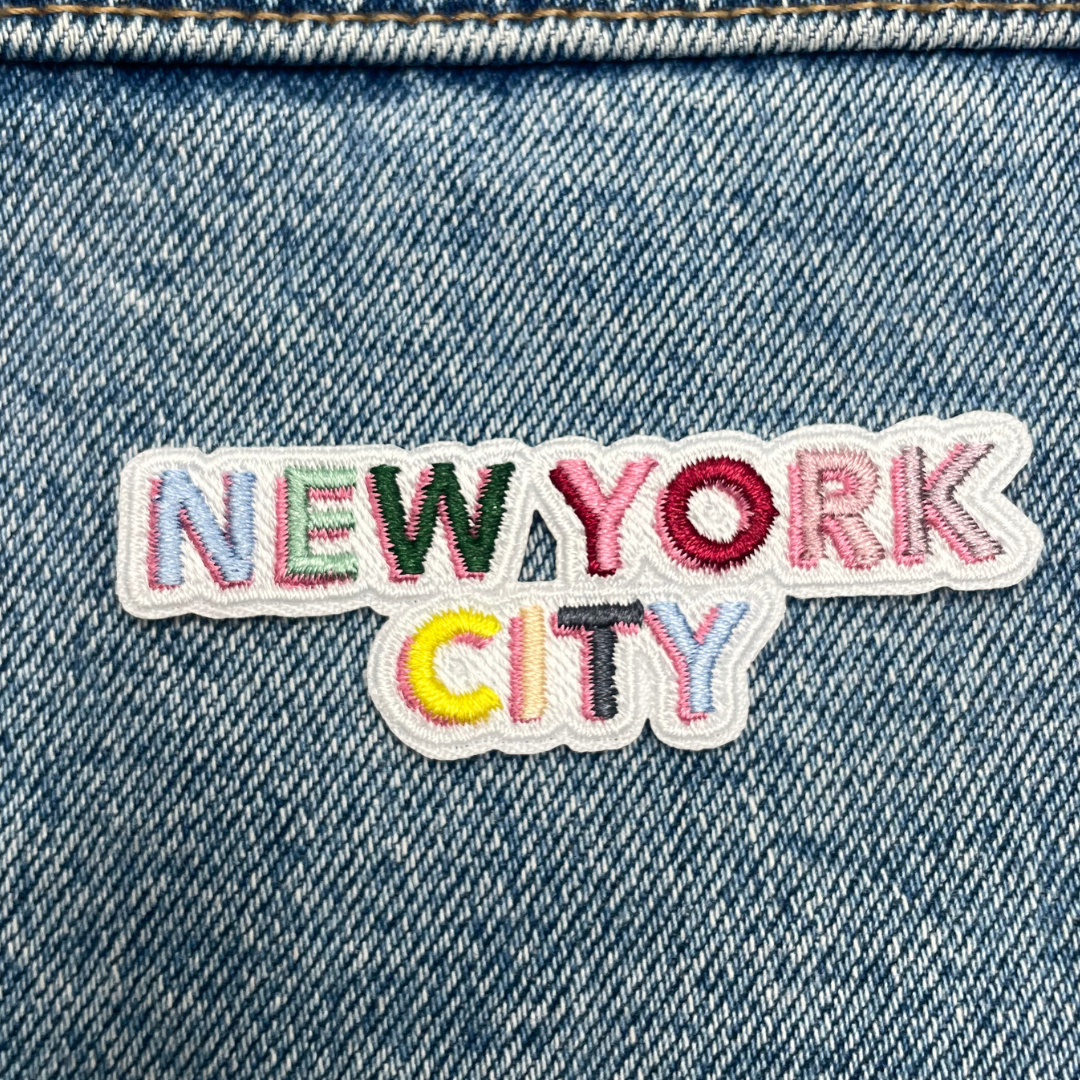New York City Letters Patch | NYC | Iron-On Patches – Fusion Artsy