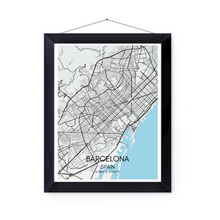  Barcelona City Map Print | Poster City Map | Home Decor | Traveler Gift | 16 Designs Available