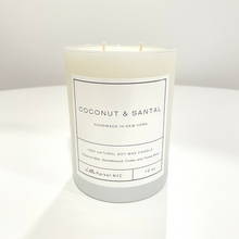  Coconut & Santal Candle | Soy Wax Candles | Made in New York City