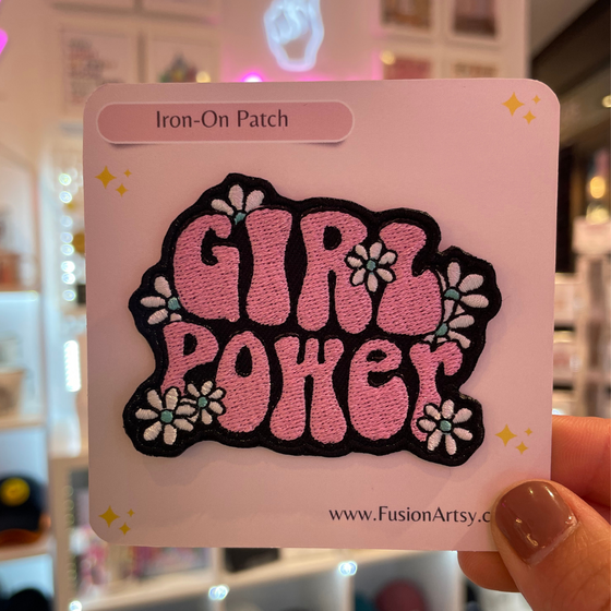 Girl Power Patch | Feminist Patches | Iron-On Patches