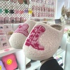Pink Cowgirl and Boots Slippers | Comfy Shoes | Warm Slippers