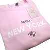 New York City Crewneck | Soho | Handmade with love in NYC | Cotton Sweatshirts