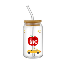  New York Glass Cups for Iced Drinks | Big Apple | Made in NYC