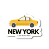 New York Cab | New York City Taxi | Waterproof Stickers