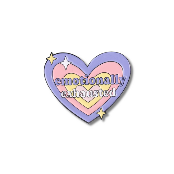 Emotionally Exhausted Pin | Purple Color | Women Power