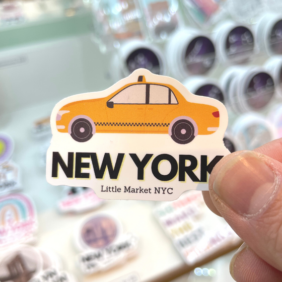 New York Cab | New York City Taxi | Waterproof Stickers