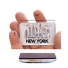 New York City Buildings Magnet | Glass Magnets | City Gifts