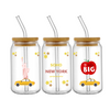 New York Glass Cups for Iced Drinks | Big Apple | Made in NYC