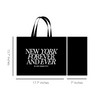 New York Forever and Ever Everyday Bag | XL Tote Bag Size | Design in NYC