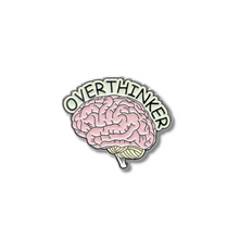  Over Thinker Brain Pin | Cute Pins for her