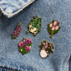 Houseplants Enamel Pins | Summer Vibes | Plant and Flower Lovers