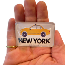  New York Taxi Magnet | Glass Magnets | City Gifts