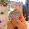 Over Thinker Brain Pin | Cute Pins for her