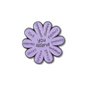 You Deserve Everything Pin | Purple Flower | Empower yourself Pins