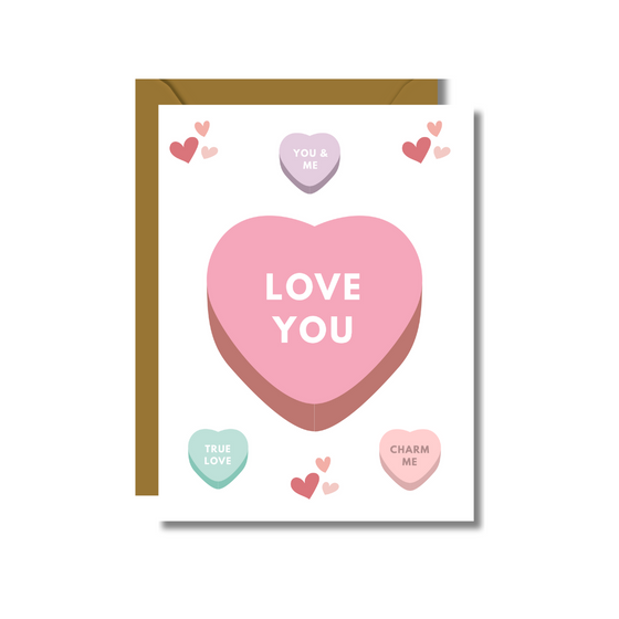 I Love You Heart Card | Love Cards | Fun Cards | Celebration Cards | You and Me Card