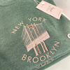 Brooklyn Embroidered  Crewneck  | Handmade with love in NYC | Cotton Sweatshirts