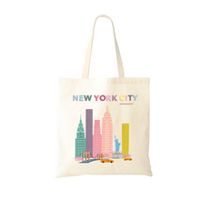  New York City Tote Bag | Ecological | Colorful Design | Water Resistant | Shopper Bag