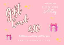  Fusion Artsy Gift Card | Because they deserve a treat | New York City