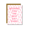 Wishing you the Best Day Ever | Birthday Cards | Fun Cards | Celebration Cards | Friendship Cards