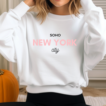  New York City Crewneck | Soho | Handmade with love in NYC | Cotton Sweaters