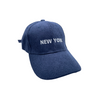 Blue Navy Corduroy Hats | New York City Lover  | Design in NYC | Elegant Style