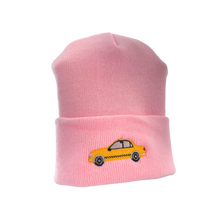  Embroidered NYC Taxi Beanie | Made in New York | 100% Made in the USA