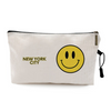 Smiley Face Travel Bag | Make Up Pouch | New York City