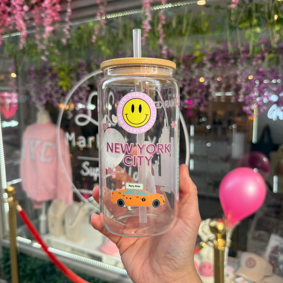 New York City Glass Cups for Iced Drinks | Made with Love in New York City