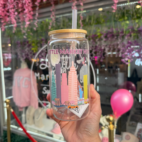 New York City Glass Cups for Iced Drinks | Made with Love in New York City