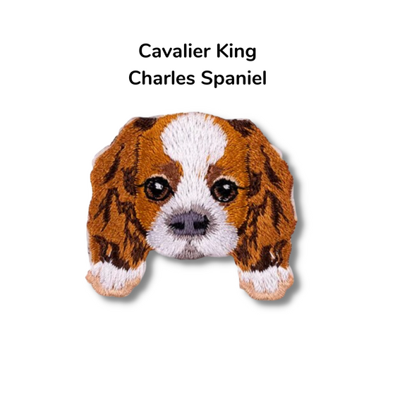 Cavalier King Charles Dog Patches | Dog Lover | Iron Patch | DIY Project