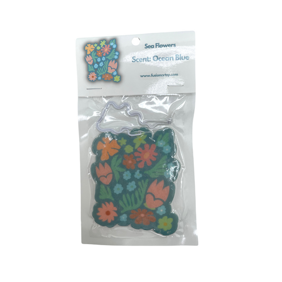 Sea Flowers Ocean Blue | Air Freshener | Made in NYC