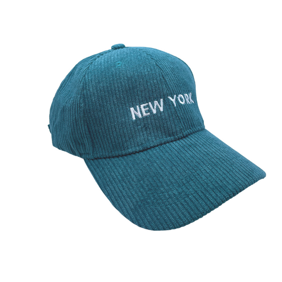 Green New York Corduroy Hats | Designed in NYC