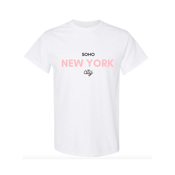 New York City Summer Shirts | SoHo Design | 100% Cotton | Classic Design