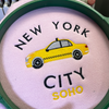 Embroidered NYC Taxi Crewneck  | Handmade with love in NYC | Cotton Sweatshirts