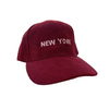 Red New York Corduroy Hats | Designed in NYC | Cool Hats