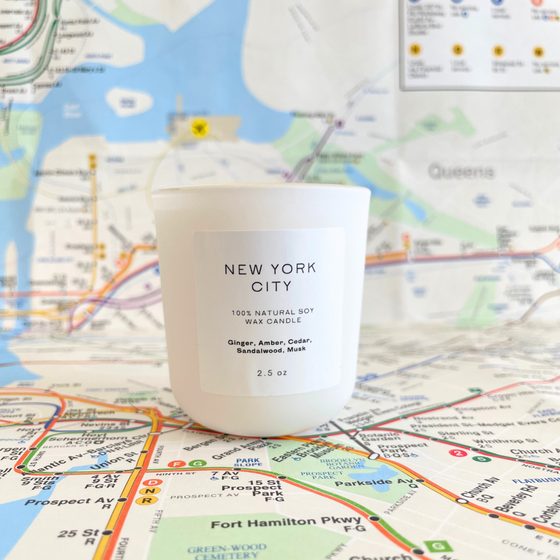 New York City Candle | Soy Wax Candles | Made in New York | 100% Natural Ingredients