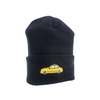 Embroidered NYC Taxi Beanie | Made in New York | 100% Made in the USA