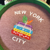 New York Books Embroidered Crewneck  | Made with love in NYC | Cotton Sweatshirts