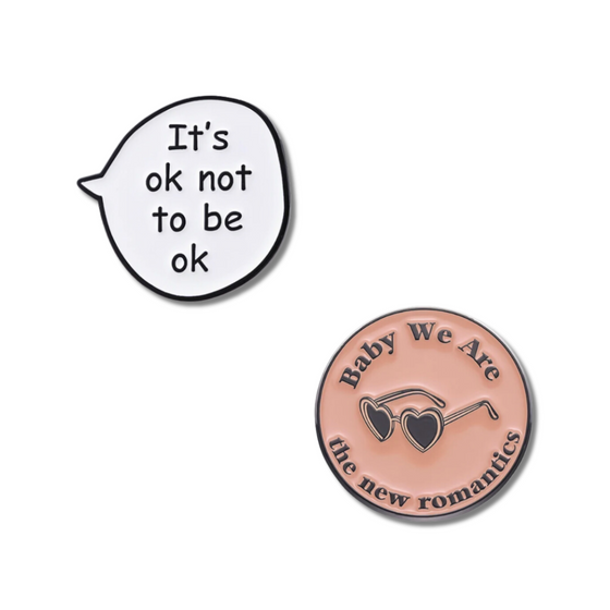 Pink and Preppy Enamel Pins | Mood Vibes | Cute Pins for Jackets and Backpacks