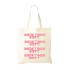 I Love New York Tote Bag | New York Pink Bag | Design in NYC
