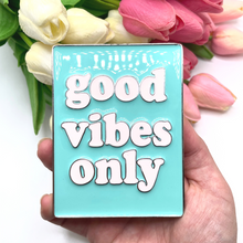 Good Vibes Only Decor | Sage and White Letters