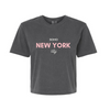 Summer Crop Top Shirts | New York Design | Made in NYC | Cotton Material