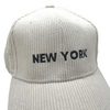 White New York Corduroy Hats | Designed in NYC