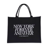 New York Forever and Ever Beach Bag | XL Canvas Size | Design in NYC