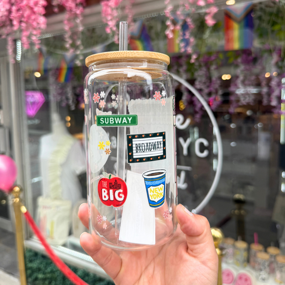 Glass Cups Little Market NYC | Iconic NYC | Made in NYC