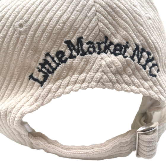 White New York Corduroy Hats | Designed in NYC | Cool and Casual Hats
