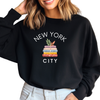 New York Books Embroidered Crewneck  | Made with love in NYC | Cotton Sweatshirts